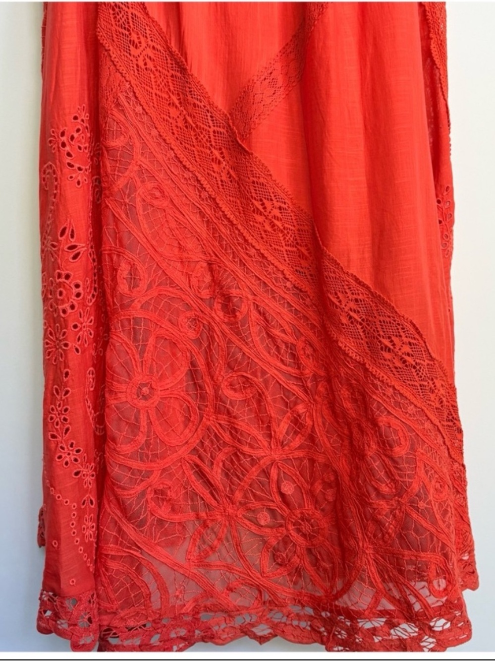 NWT Anthropologie Halter Cutwork Lace Dress, XS - Picture 10 of 17